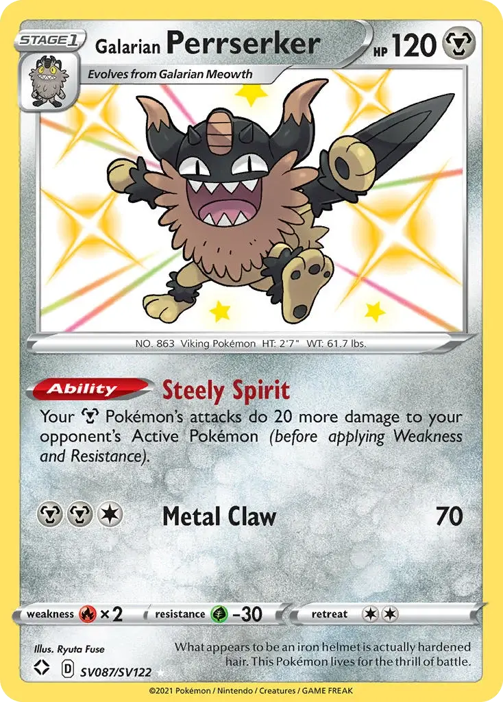 Berserkatt de Galar - SV087/73 - Destinées Radieuses