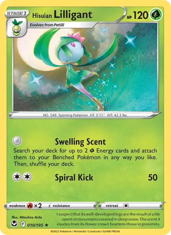 Hisuian Lilligant - 010/215 - Silver Tempest