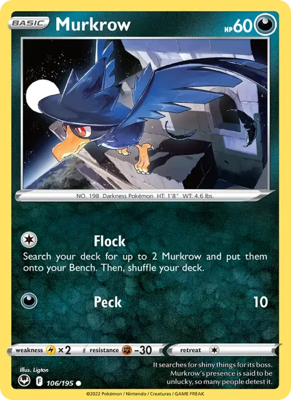 Murkrow - 106/215 - Silver Tempest