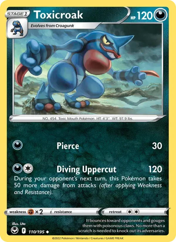Toxicroak - 110/215 - Silver Tempest