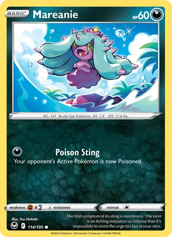 Mareanie - 114/215 - Silver Tempest