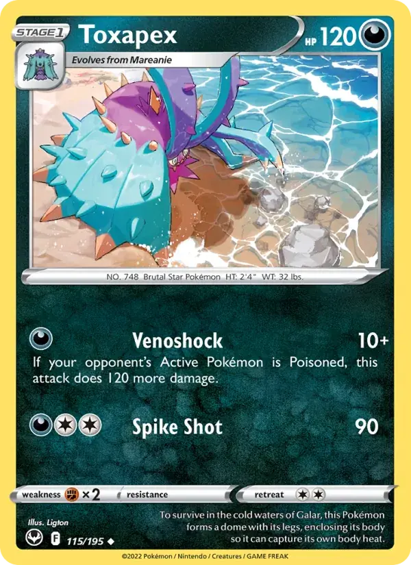 Toxapex - 115/215 - Silver Tempest