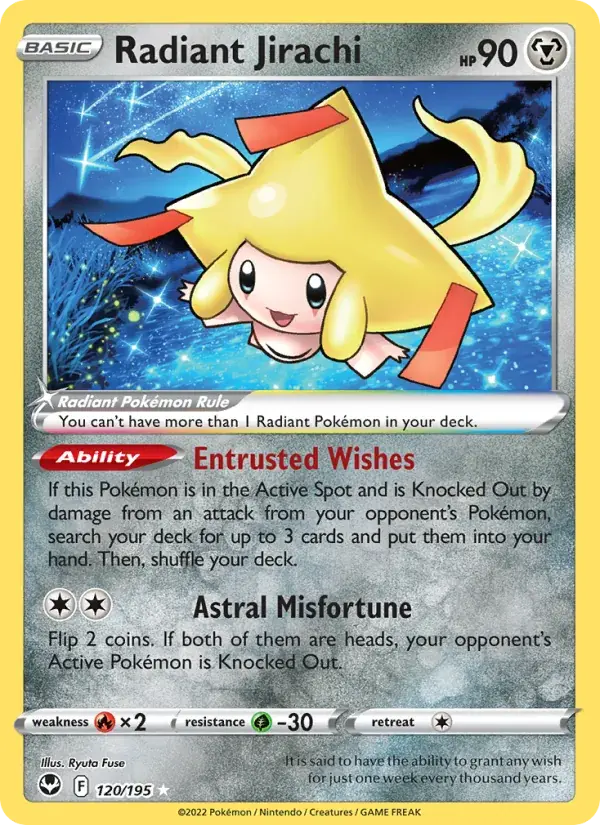 Radiant Jirachi - 120/215 - Silver Tempest