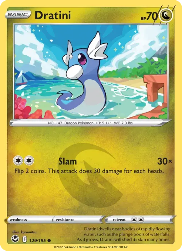 Dratini - 129/215 - Silver Tempest