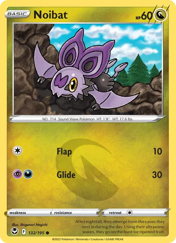 Noibat - 132/215 - Silver Tempest