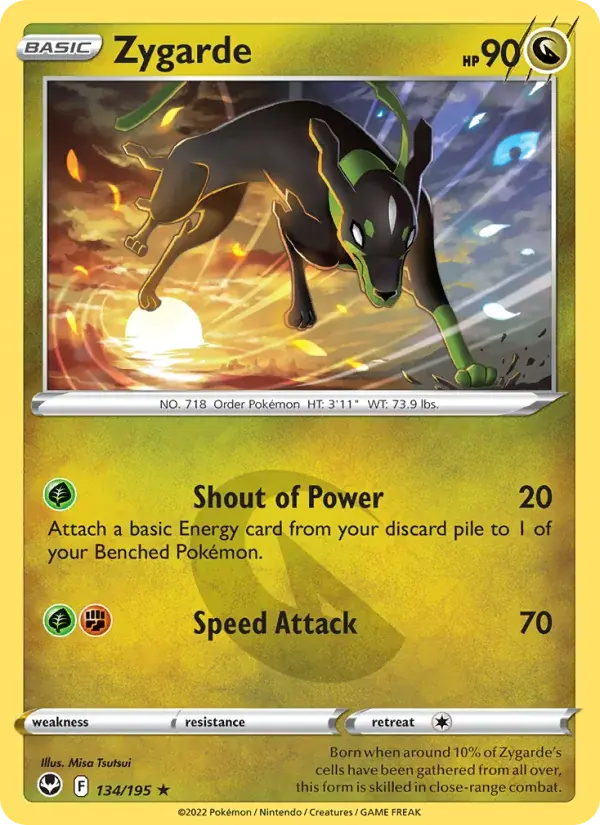 Zygarde - 134/215 - Silver Tempest