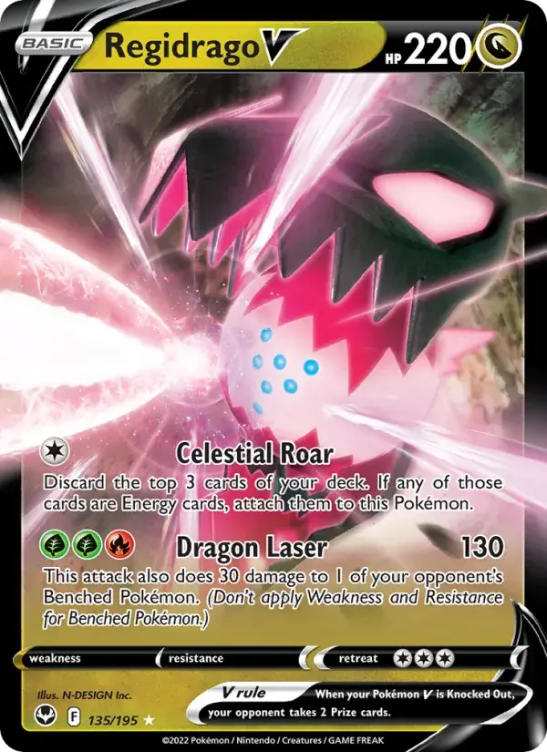 Regidrago V - 135/215 - Silver Tempest
