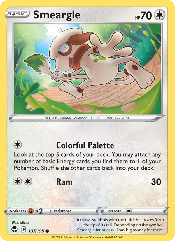 Smeargle - 137/215 - Silver Tempest