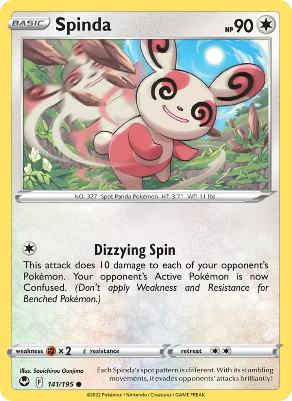 Spinda - 141/215 - Silver Tempest