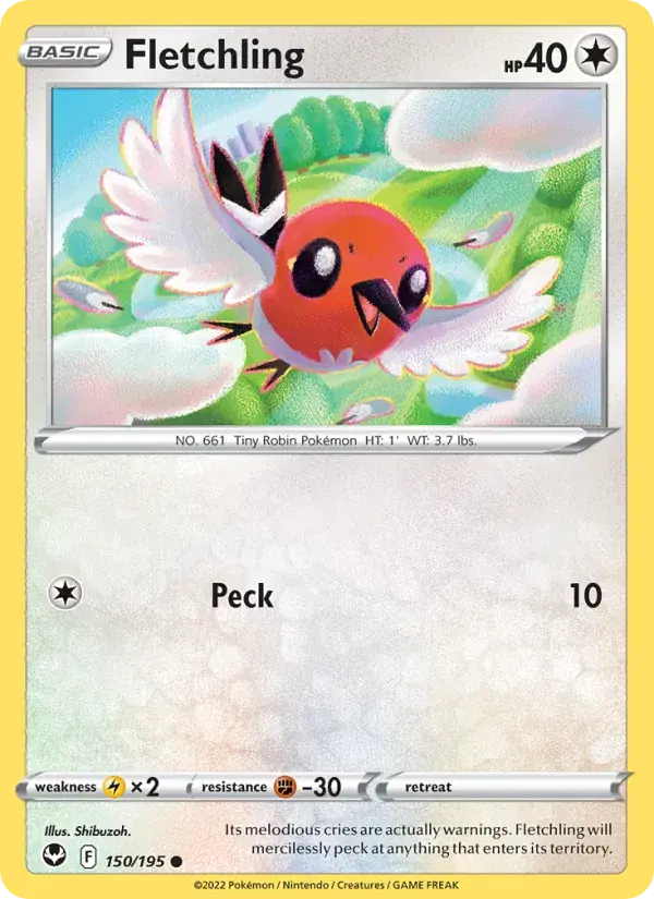 Fletchling - 150/215 - Silver Tempest