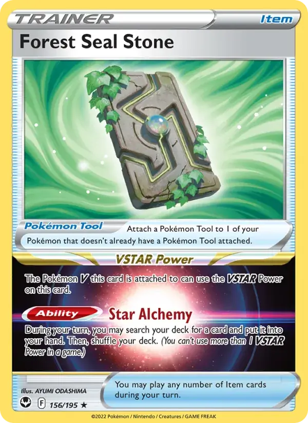 Forest Seal Stone - 156/215 - Silver Tempest