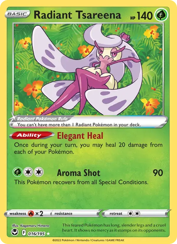 Radiant Tsareena - 016/215 - Silver Tempest