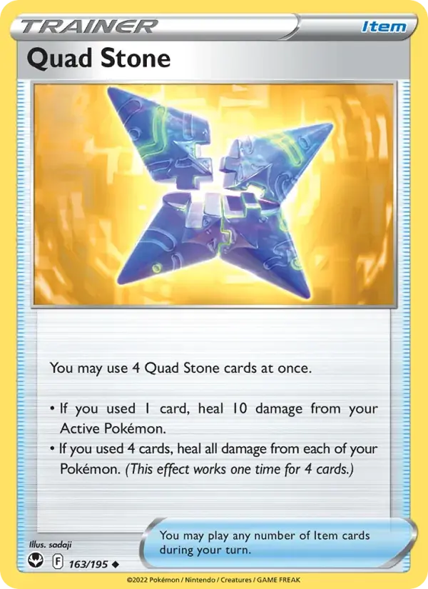 Quad Stone - 163/215 - Silver Tempest