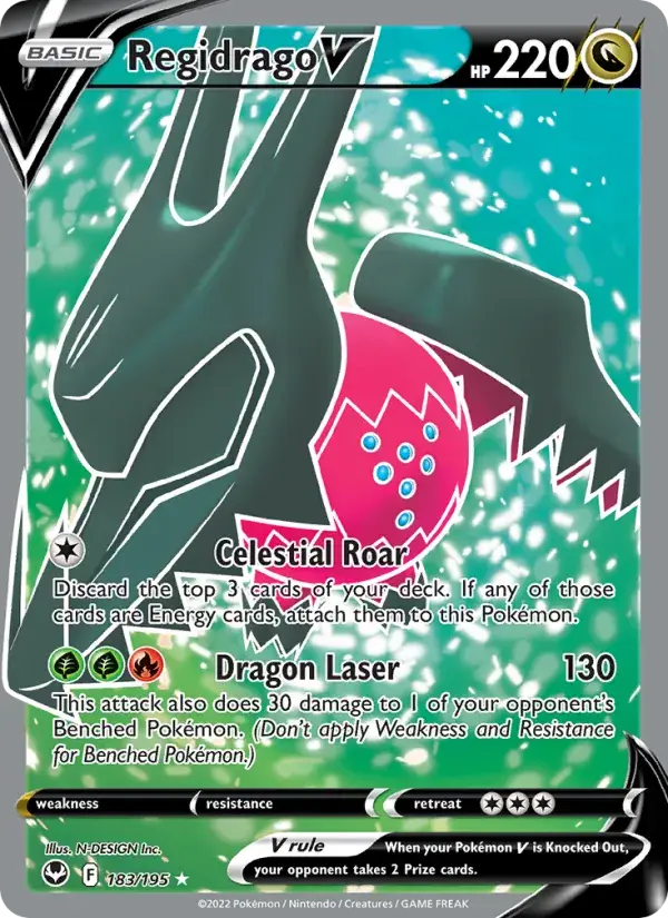 Regidrago V - 183/215 - Silver Tempest