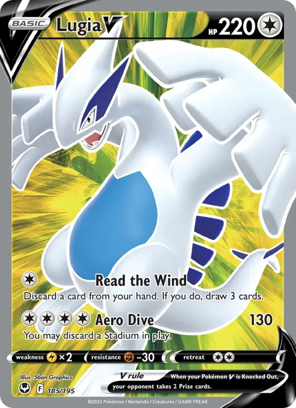 Lugia V - 185/215 - Silver Tempest
