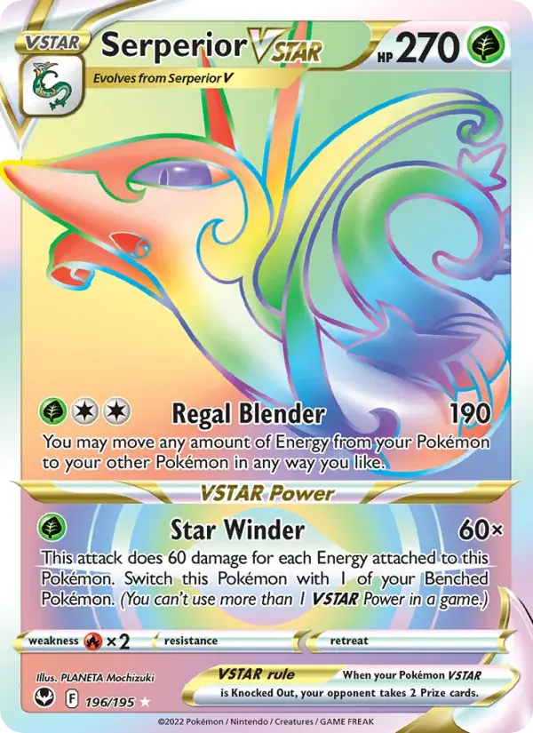 Serperior VSTAR - 196/215 - Silver Tempest