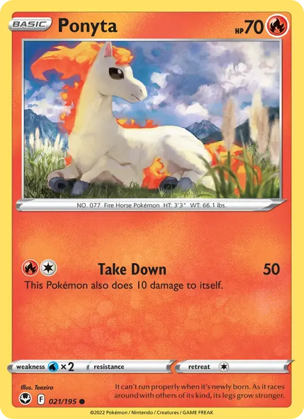 Ponyta - 021/215 - Silver Tempest