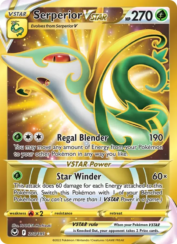 Serperior VSTAR - 210/215 - Silver Tempest
