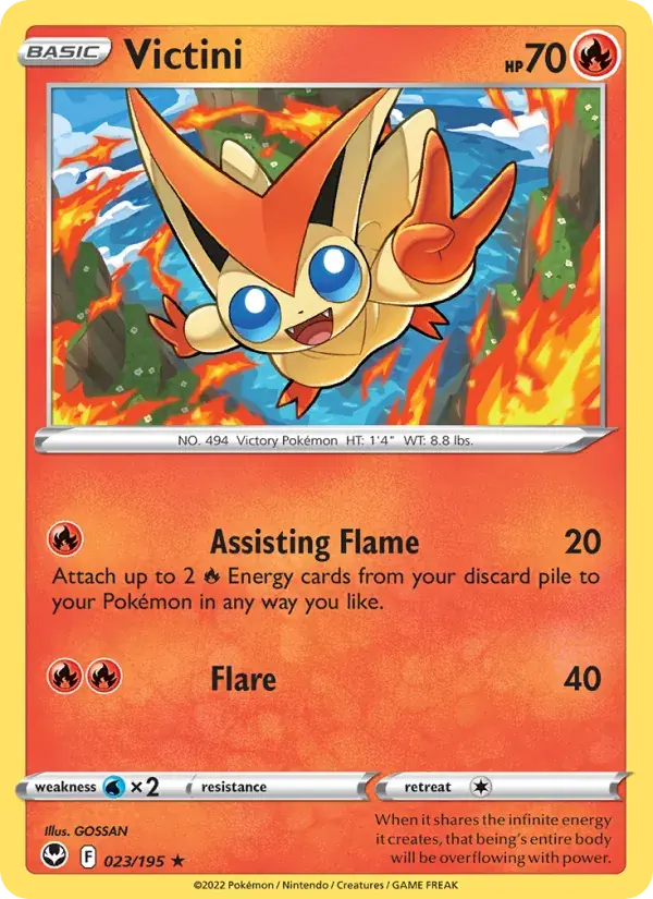 Victini - 023/215 - Silver Tempest