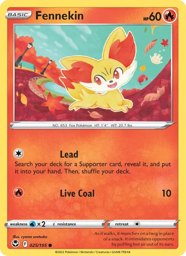 Fennekin - 025/215 - Silver Tempest
