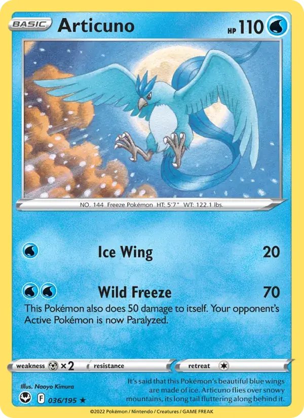 Articuno - 036/215 - Silver Tempest