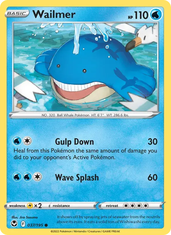 Wailmer - 037/215 - Silver Tempest