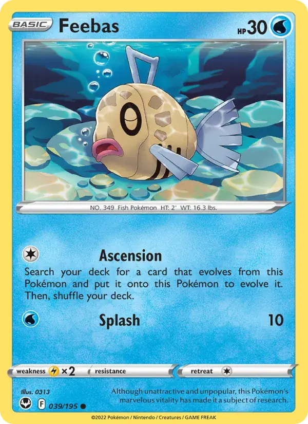 Feebas - 039/215 - Silver Tempest