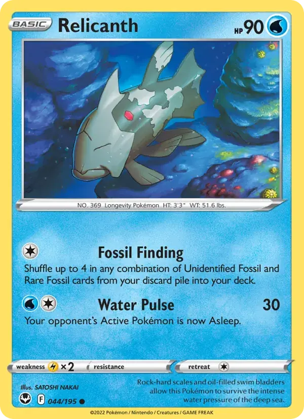 Relicanth - 044/215 - Silver Tempest