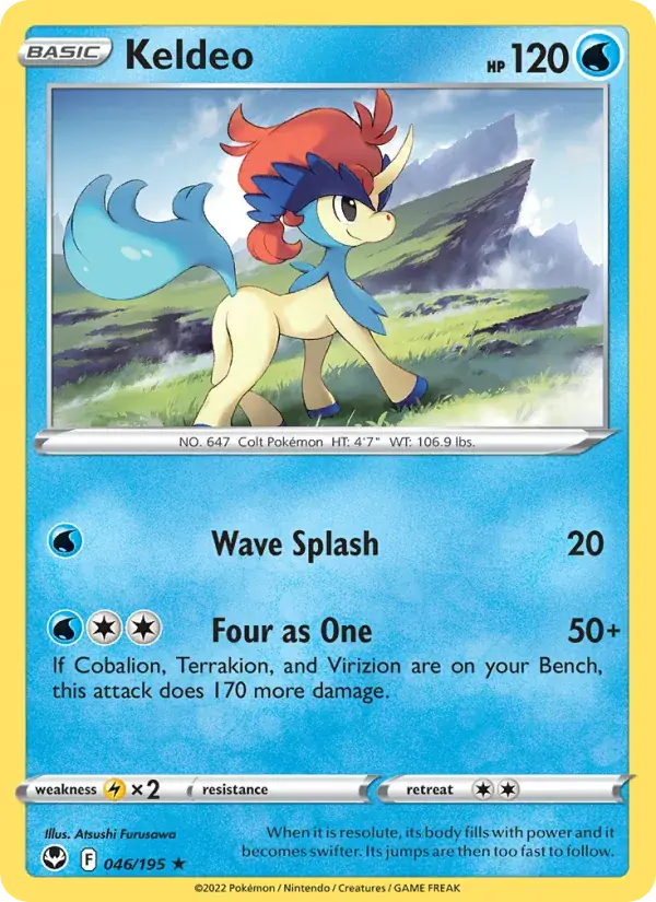 Keldeo - 046/215 - Silver Tempest
