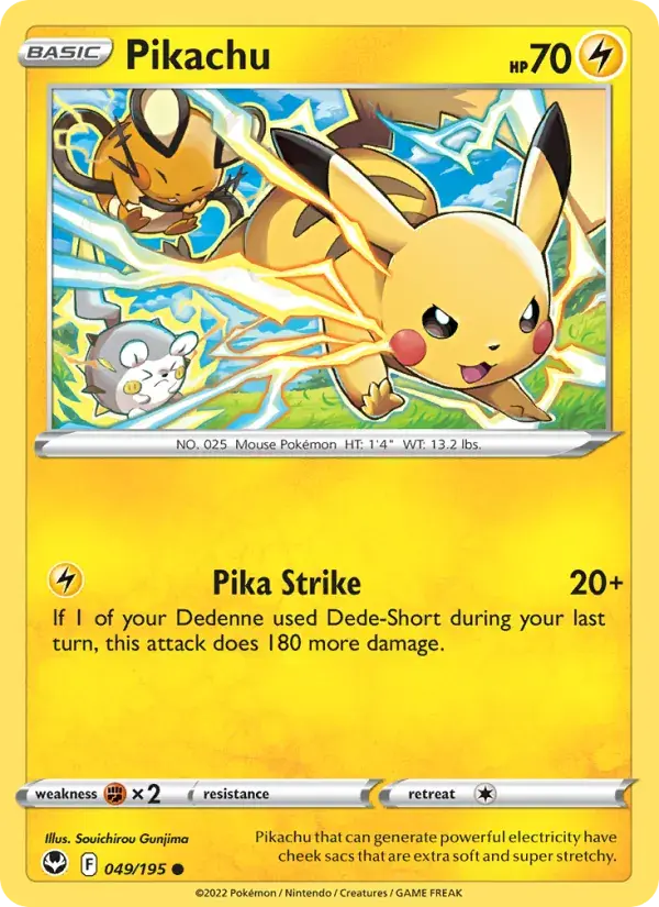 Pikachu - 049/215 - Silver Tempest