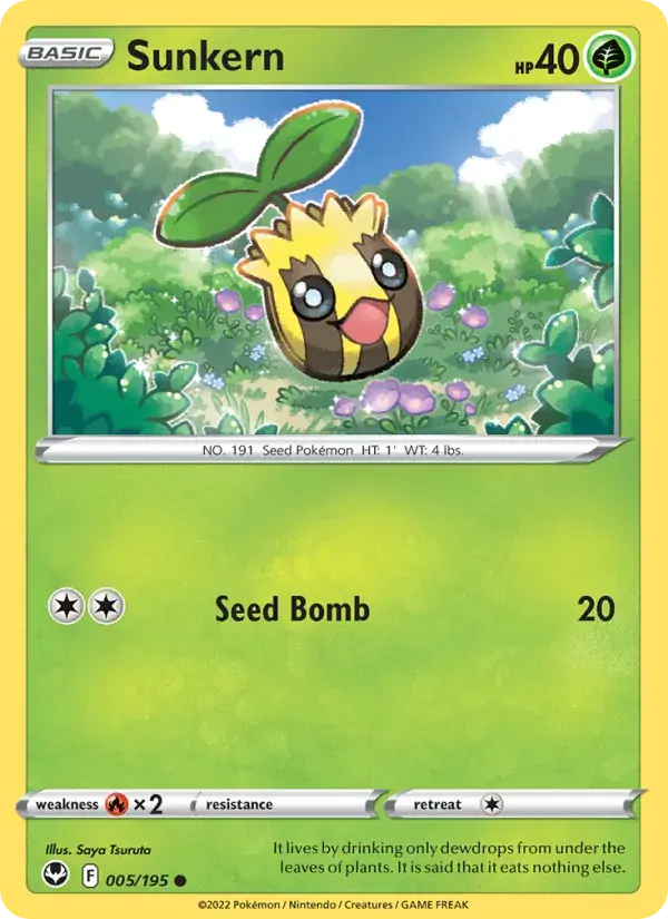 Sunkern - 005/215 - Silver Tempest