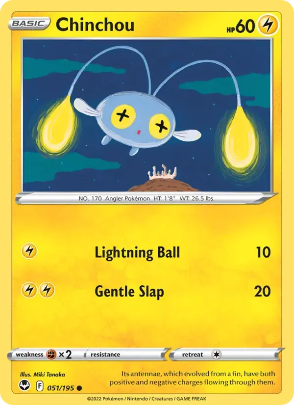 Chinchou - 051/215 - Silver Tempest
