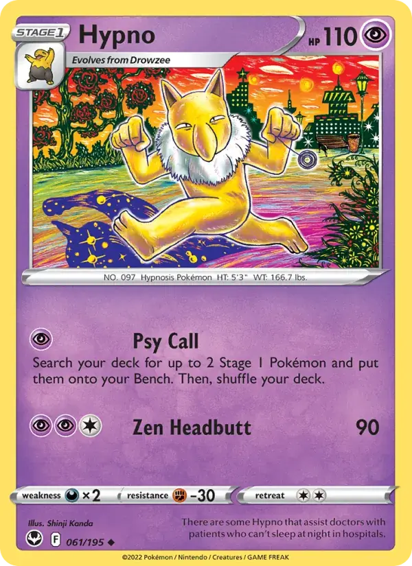 Hypno - 061/215 - Silver Tempest