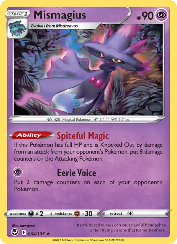 Mismagius - 064/215 - Silver Tempest