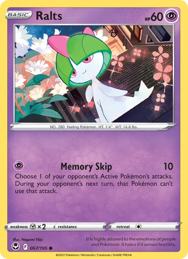 Ralts - 067/215 - Silver Tempest