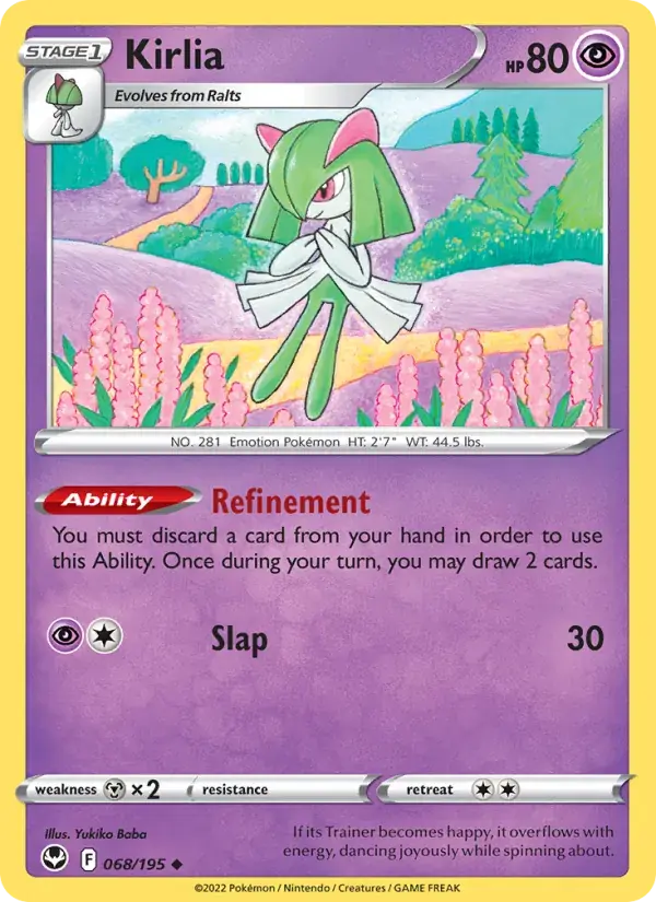 Kirlia - 068/215 - Silver Tempest