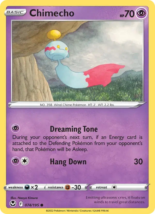 Chimecho - 074/215 - Silver Tempest