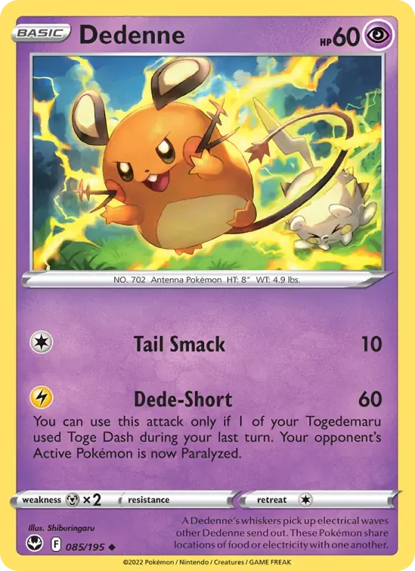Dedenne - 085/215 - Silver Tempest