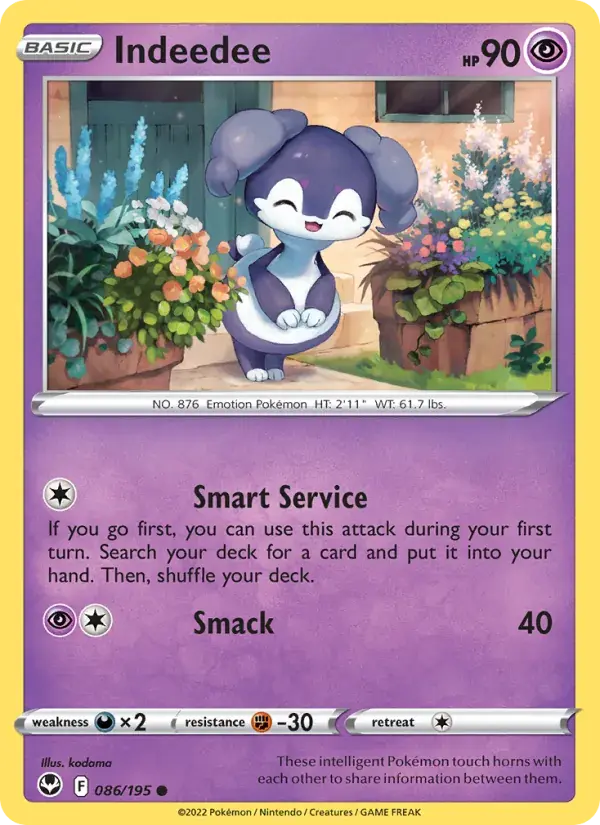 Indeedee - 086/215 - Silver Tempest