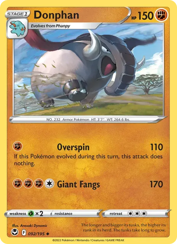 Donphan - 092/215 - Silver Tempest