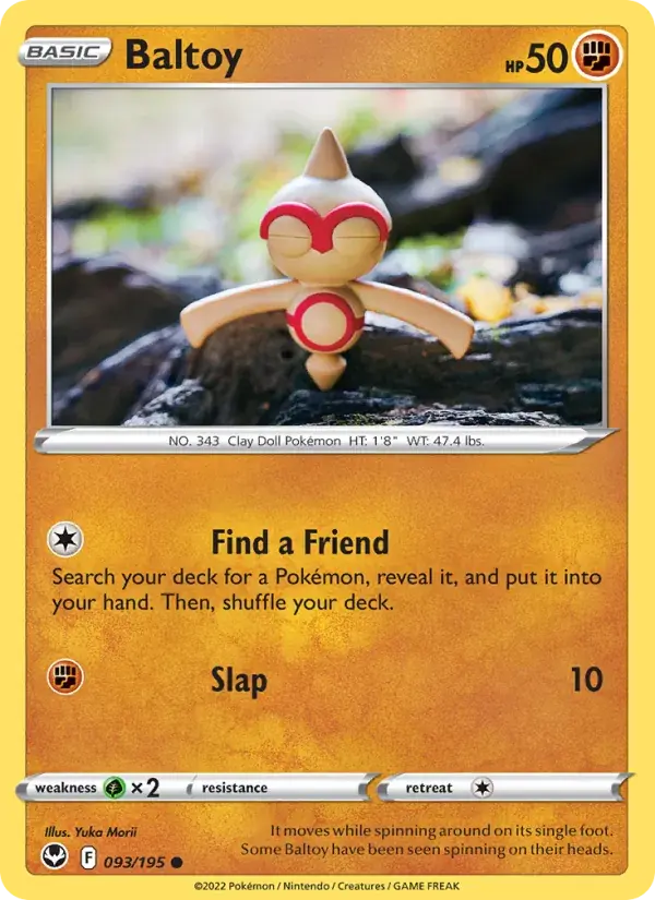 Baltoy - 093/215 - Silver Tempest