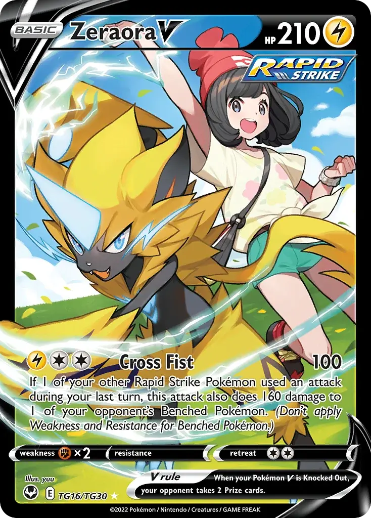 Zeraora V - TG16/215 - Tempête Argentée