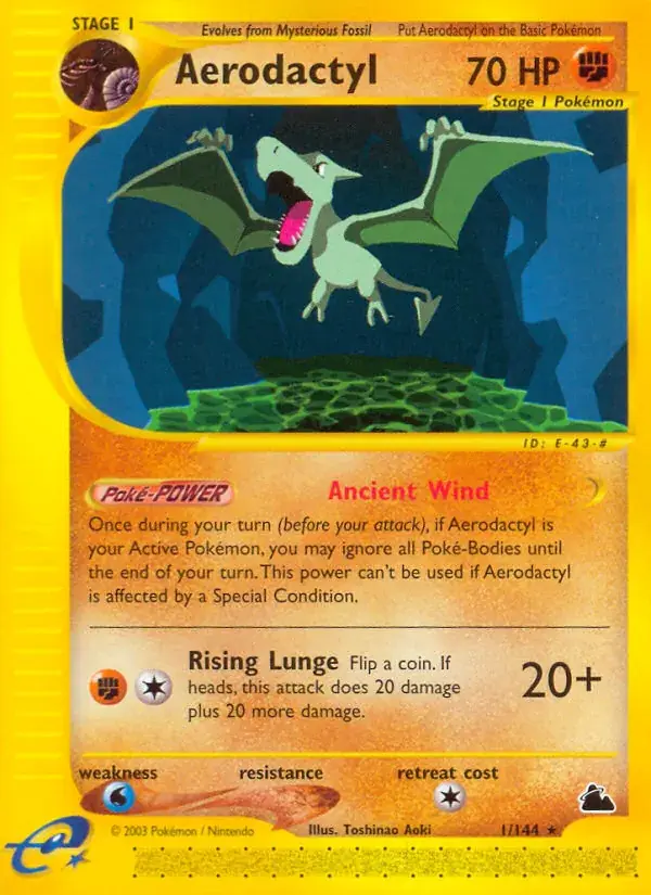 Aerodactyl - 1/182 - Skyridge