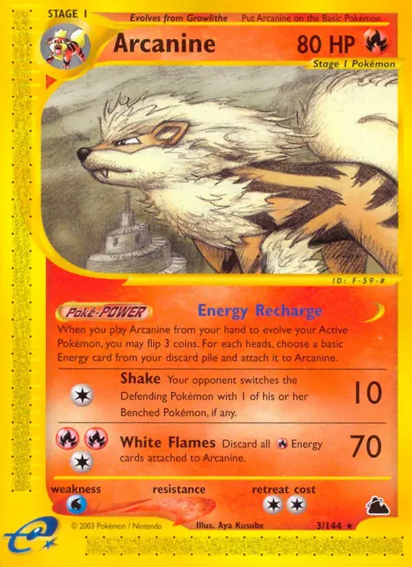 Arcanine - 3/182 - Skyridge