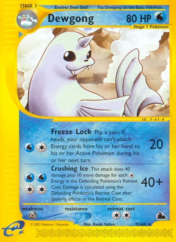 Dewgong - 7/182 - Skyridge