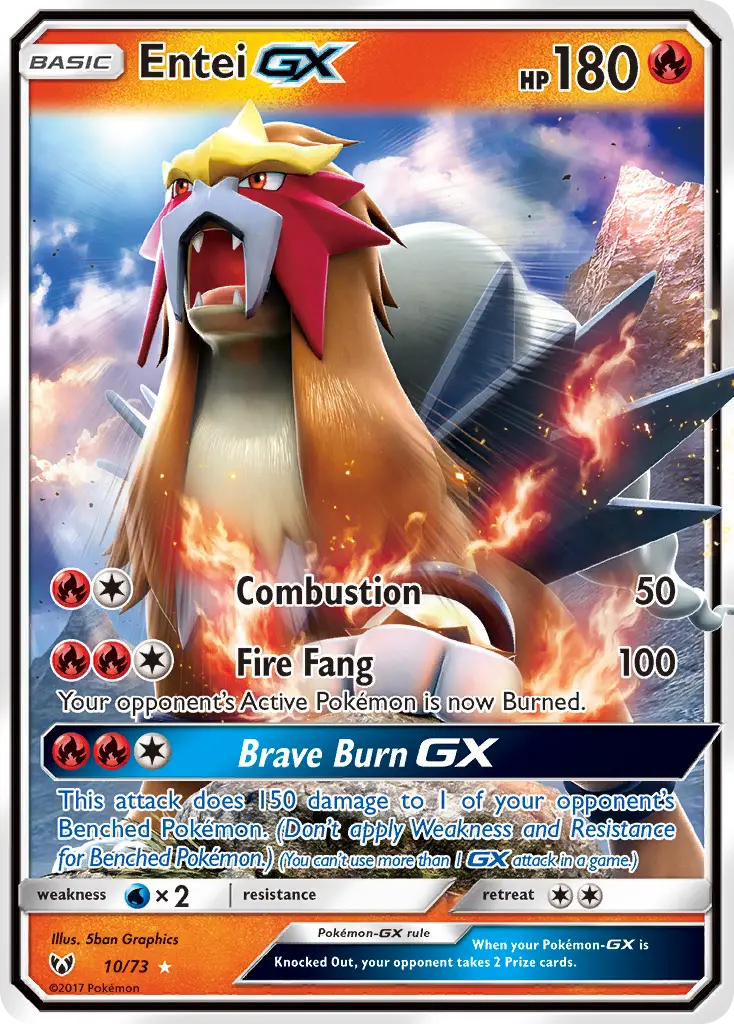 Entei GX - 10/78 - Légendes Brillantes