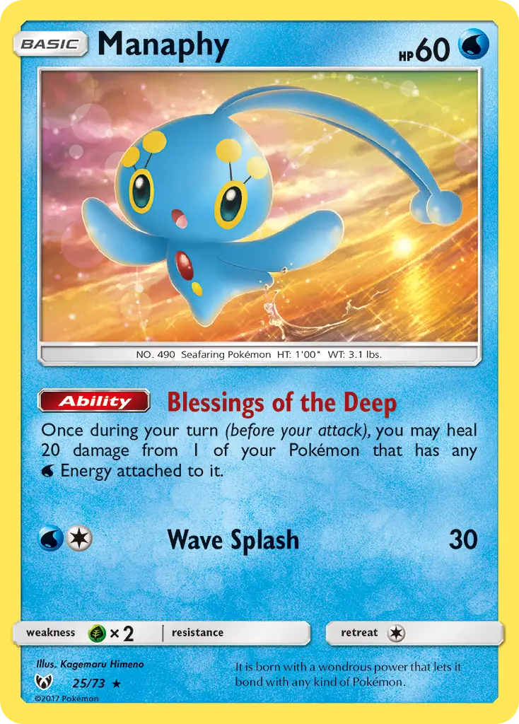 Manaphy - 25/78 - Légendes Brillantes