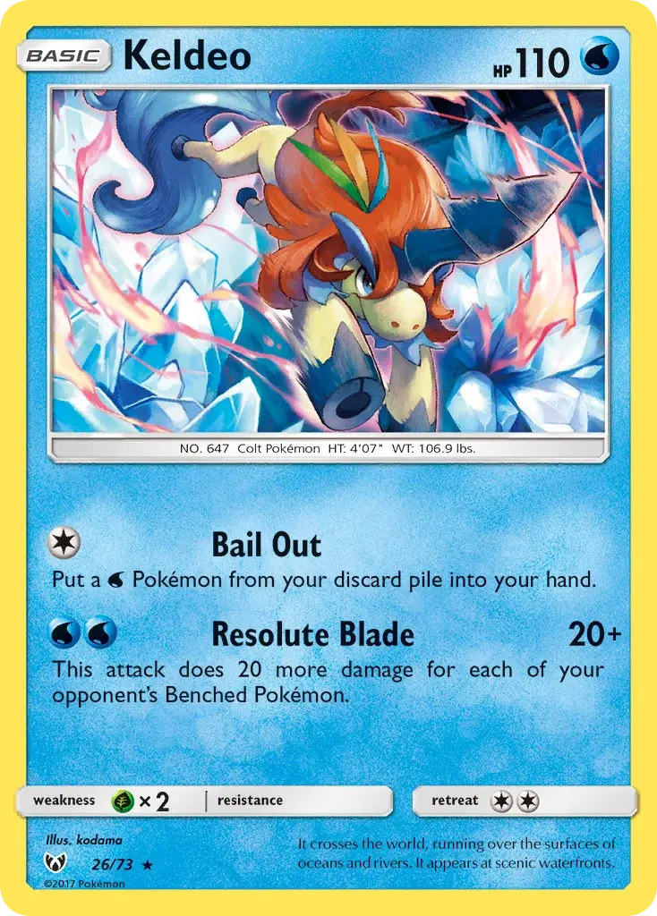 Keldeo - 26/78 - Légendes Brillantes