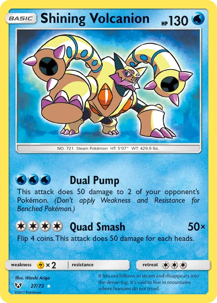 Volcanion Brillant - 27/78 - Légendes Brillantes