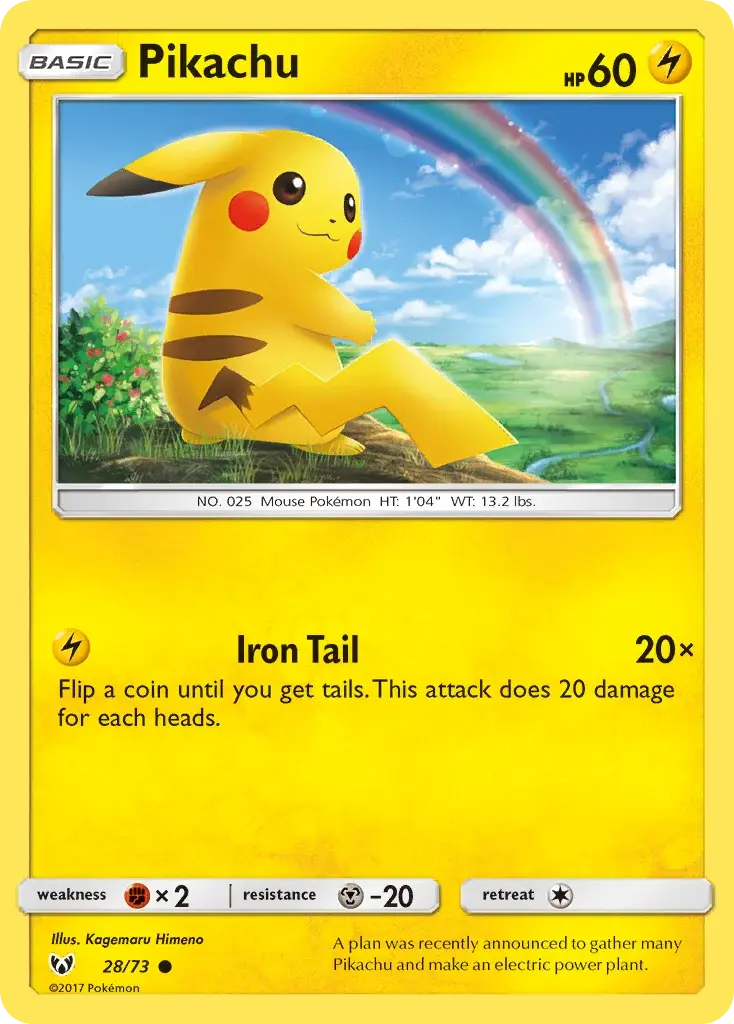 Pikachu - 28/78 - Légendes Brillantes